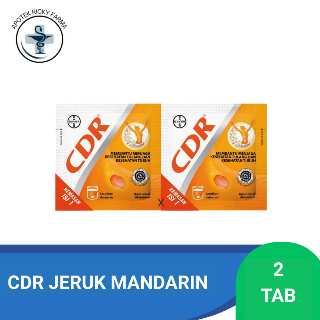 CDR EFFERVESCENT STRIP 2 TABLET