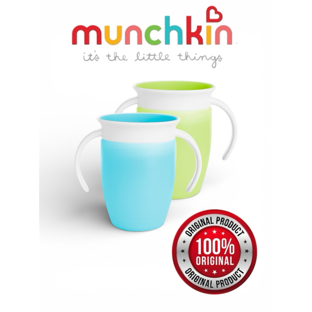 Munchkin Flip Straw cup botol traning