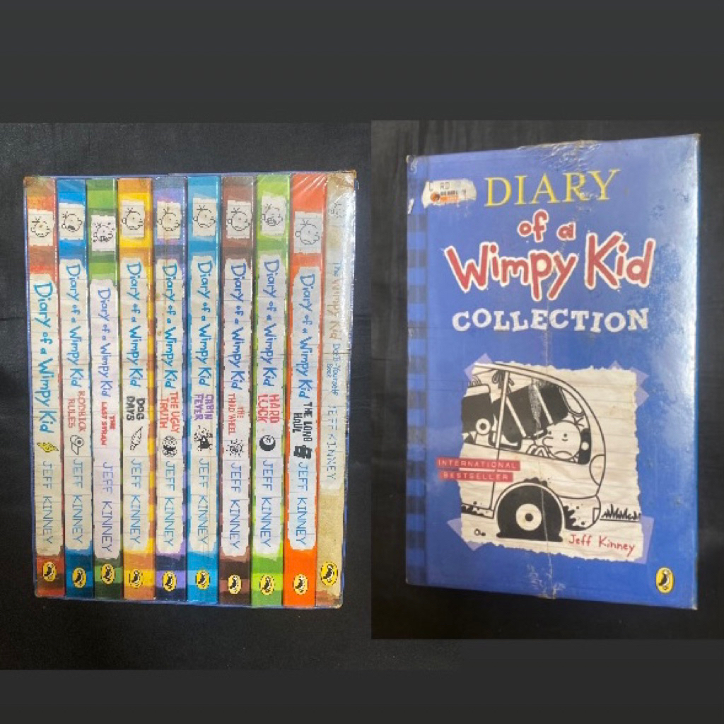 DIARY OF A WIMPY KID COLLECTION ONE SET ( 10 BOOKS ) SEALED BRAND NEW