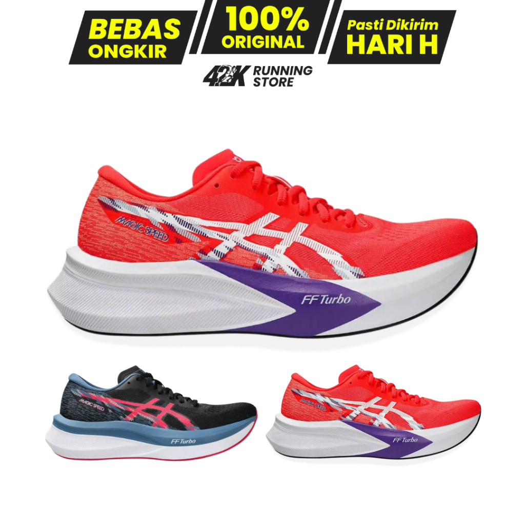 Sepatu Lari ASICS Magic Speed 4 Woman Original