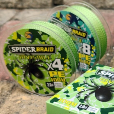 Bingolife Senar Pancing PE Spider 100m Anyaman X4 dan X8 Warna Hijau Biru Spotted Kuat Tarik 6.8kg-4