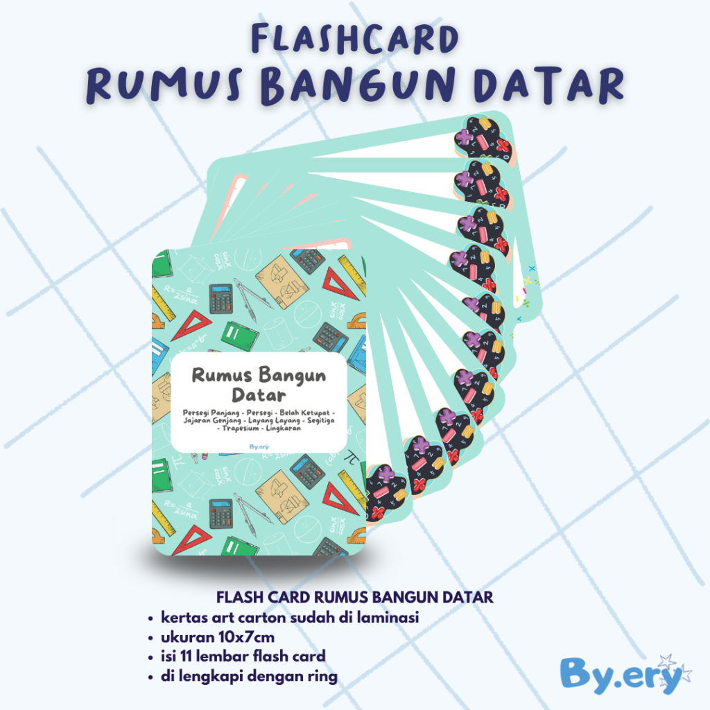 FLASHCARD RUMUS BANGUN DATAR