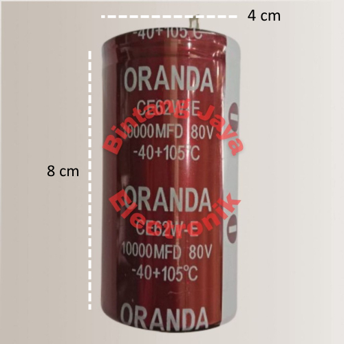ELCO ORANDA 10000uF 80V KAPASITOR ELCO