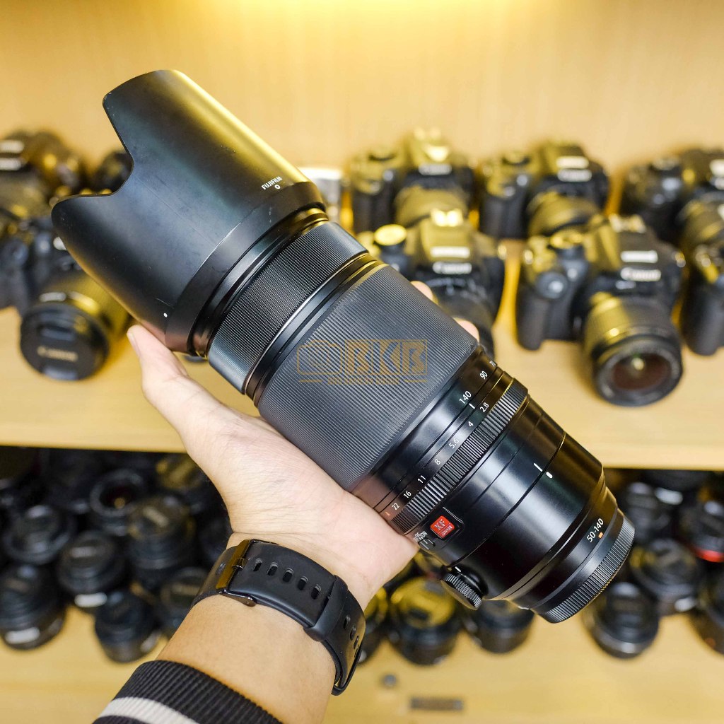 Lensa Fujifilm XF 50-140mm R LM OIS WR Fullset Mulus