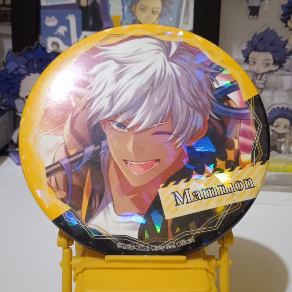 Official Merchandise Obey me - Big Can Badge Mammon - diameter 10 cm