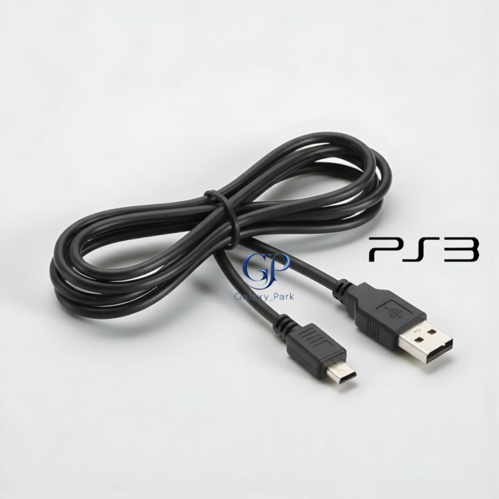 Kabel 2Meter Stick PS3 /PSP Game Boy Cable Charger Mini Usb V3 For Game Playstation Sony (2M) [GLX]