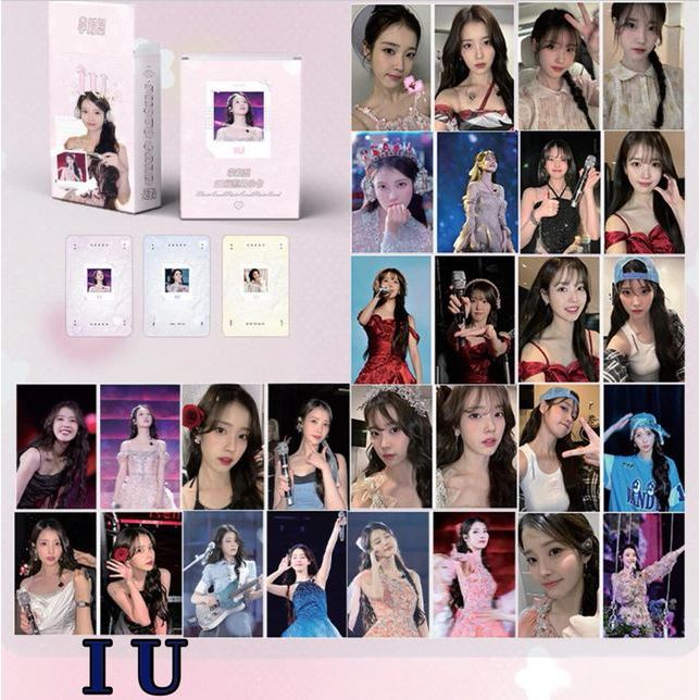 PHOTOCARD IU TERBARU 50 PCS LOMO CARD