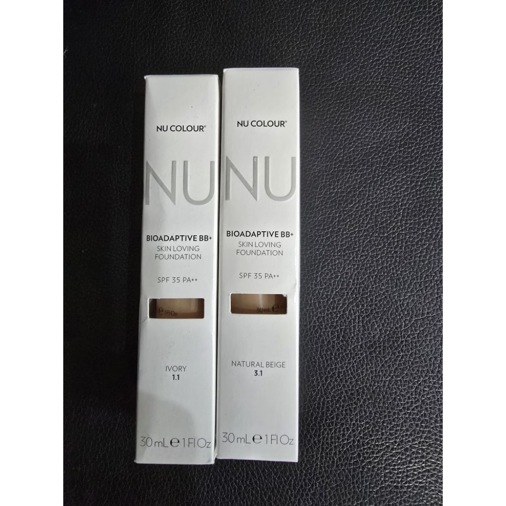 bioadaptive bb+ foundation spf35 pa++ nu colour beige ivory alas bedak