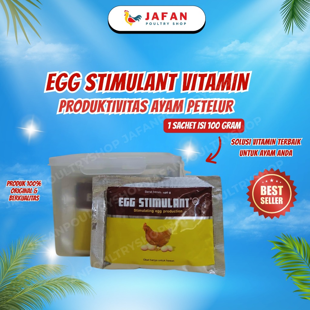 Obat Vitamin Ayam Petelur Egg Stimulant 100 Gr Medion / Vitamin Ayam Petelur