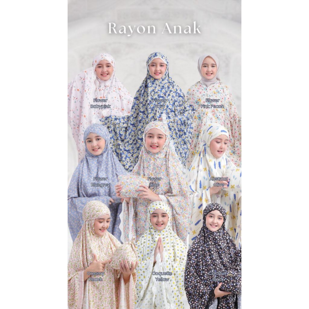 MUKENA RAYON ANAK 2IN1 by MOSCHAHIJAB