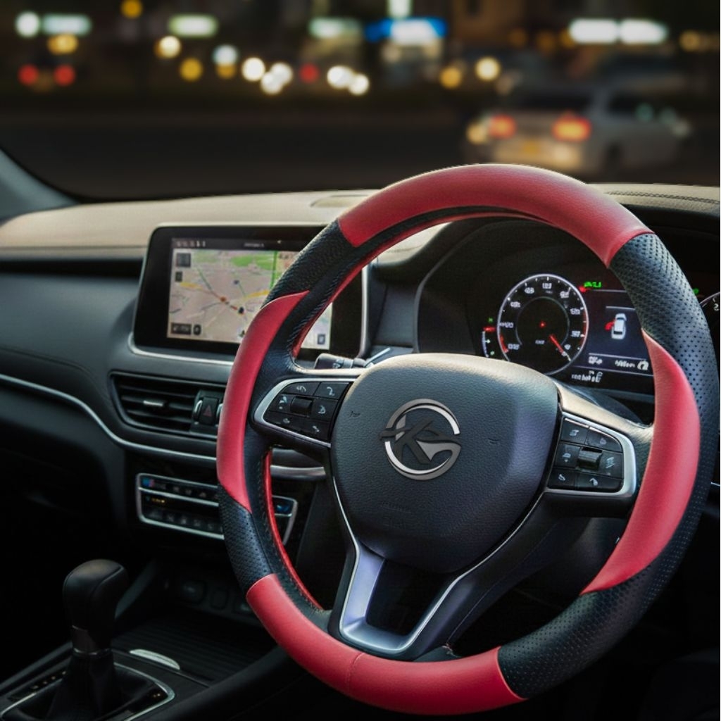 Sarung Stir Honda Jazz RS GE8 GK5 Premium Cover Setir Mobil Minibus Avanza Xenia Luxio Anti Slip Emp