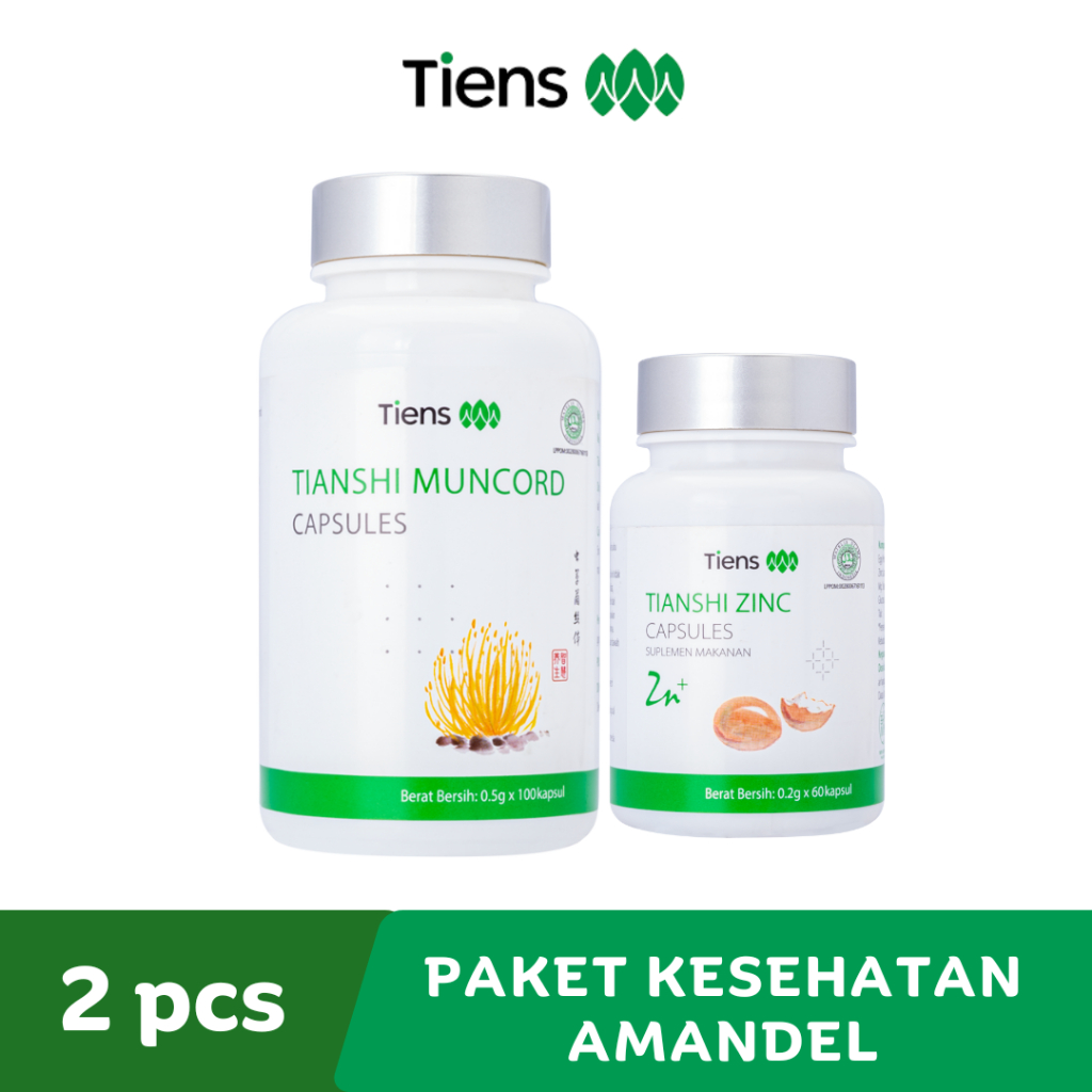 TIENS Tcm Herbal China Amandel Sakit Radang Obat Tenggorokan Fitofarmaka Bpom Halal Original