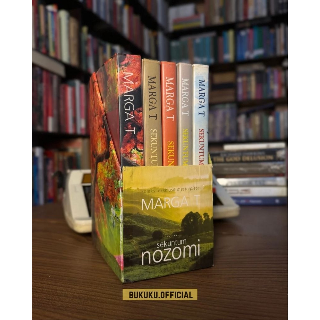 Buku Novel Sekuntum Nozomi by Marga T | Full Jilid 1-5 | Novel Lengkap Sekuntum Nozomi