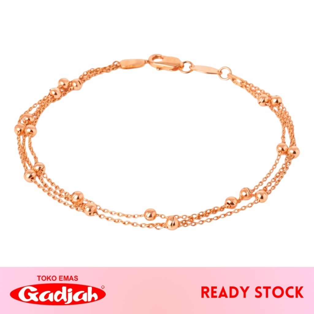 Gelang Emas Jedar 3 layer - Toko Emas Gadjah