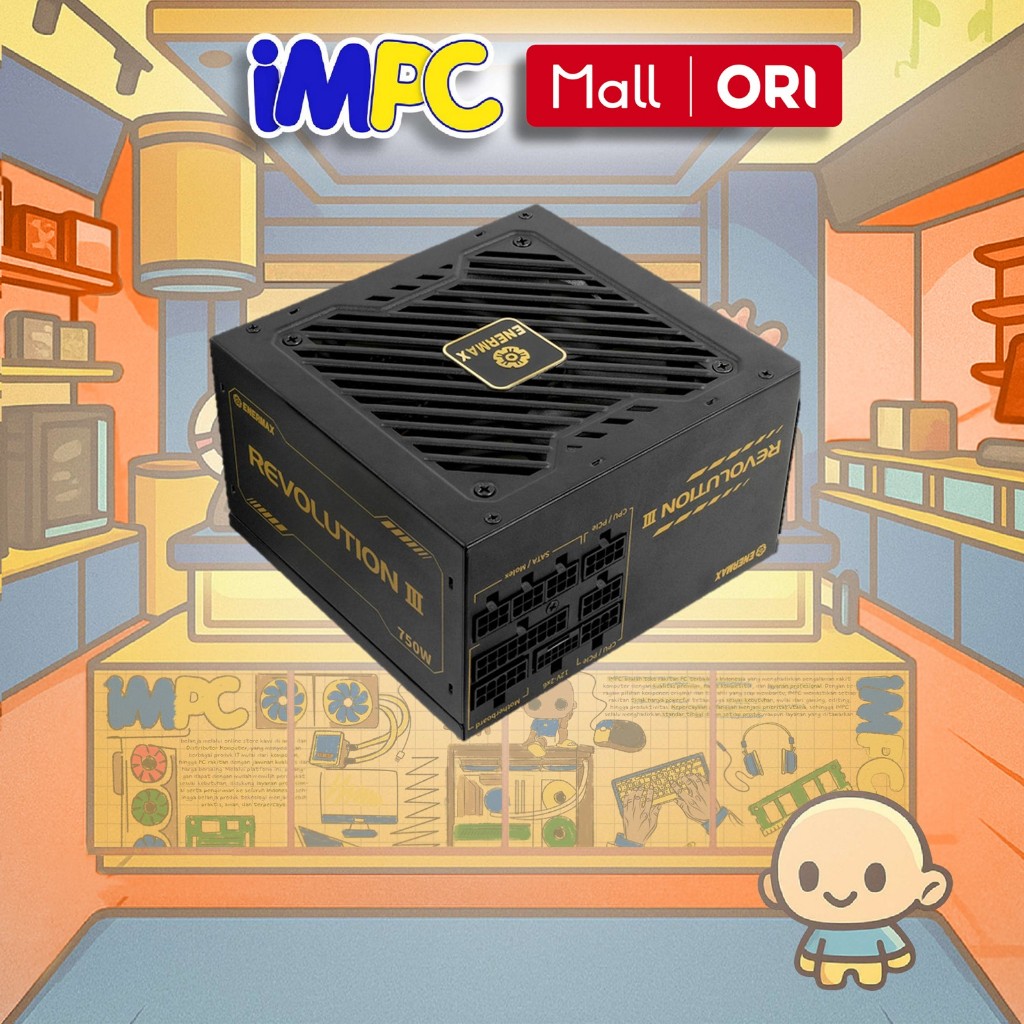 ENERMAX REVOLUTION III 750W | PSU 750W 80+ Gold ATX 3.1 Fully Modular