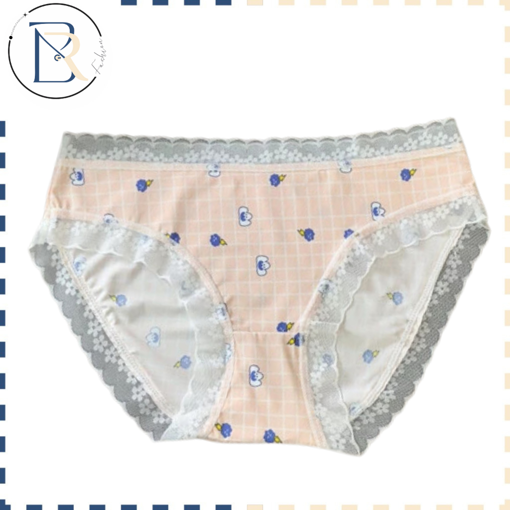 Bra Girl Fashion - Celana Dalam CD Anak Wanita Renda Motif Kartun Lucu Seamless CD Fashion Korea