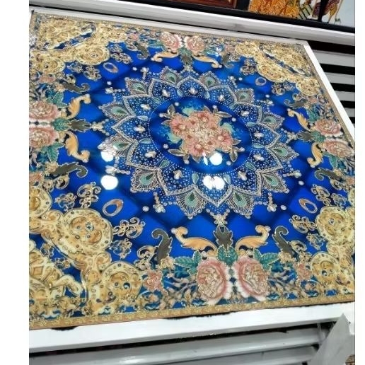 dekorasi lantai granit pola120x120