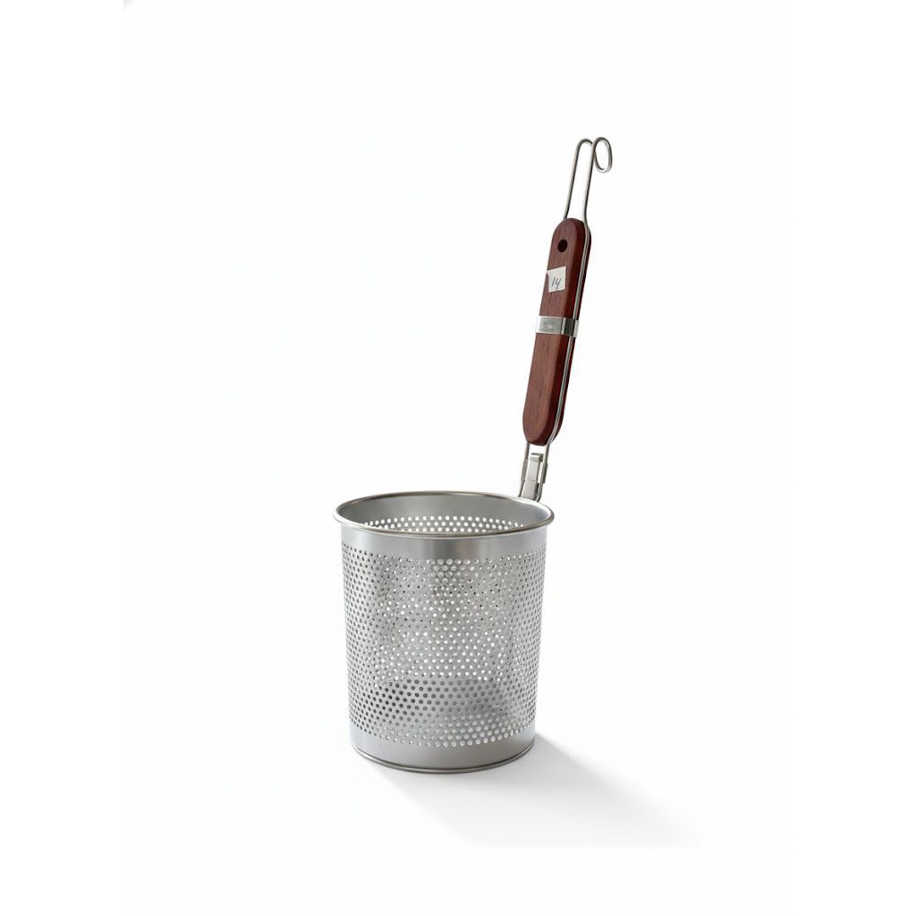 SARINGAN MIE KOCOK / SARINGAN MIE AYAM / SARINGAN TIRISAN MIE GAGANG KAYU  / SARINGAN MIE BASKET