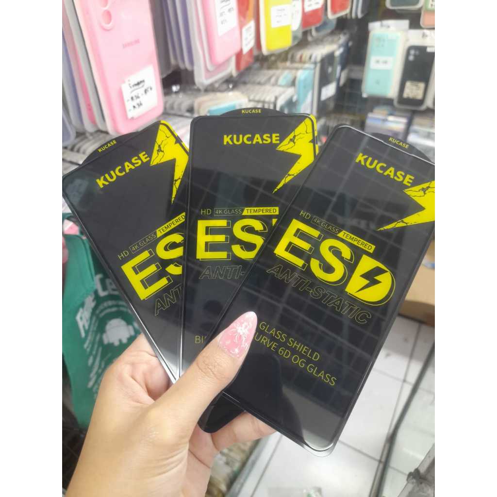 28 - ESD Tempered Glass Static ZTE NUBIA A56 A36 | ZTE BLADE V40S A55 A54 A53PRO A52 A35 |  Anti Gor