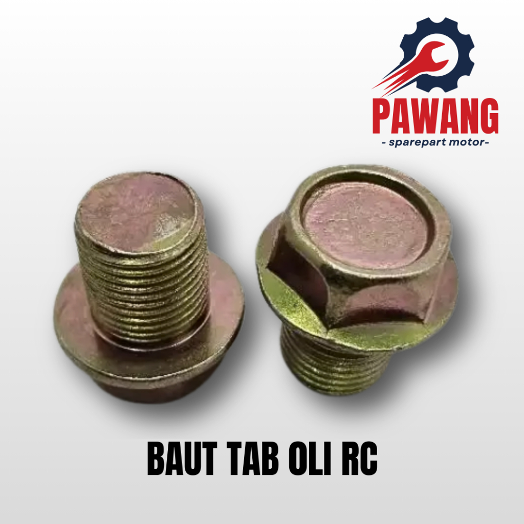 Baut Tab Oli Rc 100 k19 Halus Baut Tab Tutup Oli Pembuangan Mesin Bawah Suzuki Rc 100 K19 Drat Halus