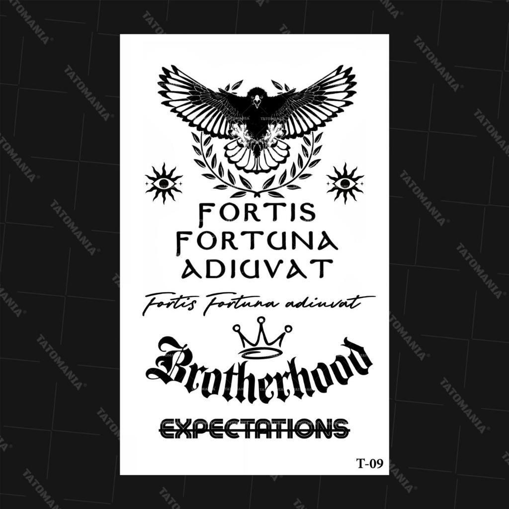 TM-Sticker tattoo temporary semi permanen Tulisan 09