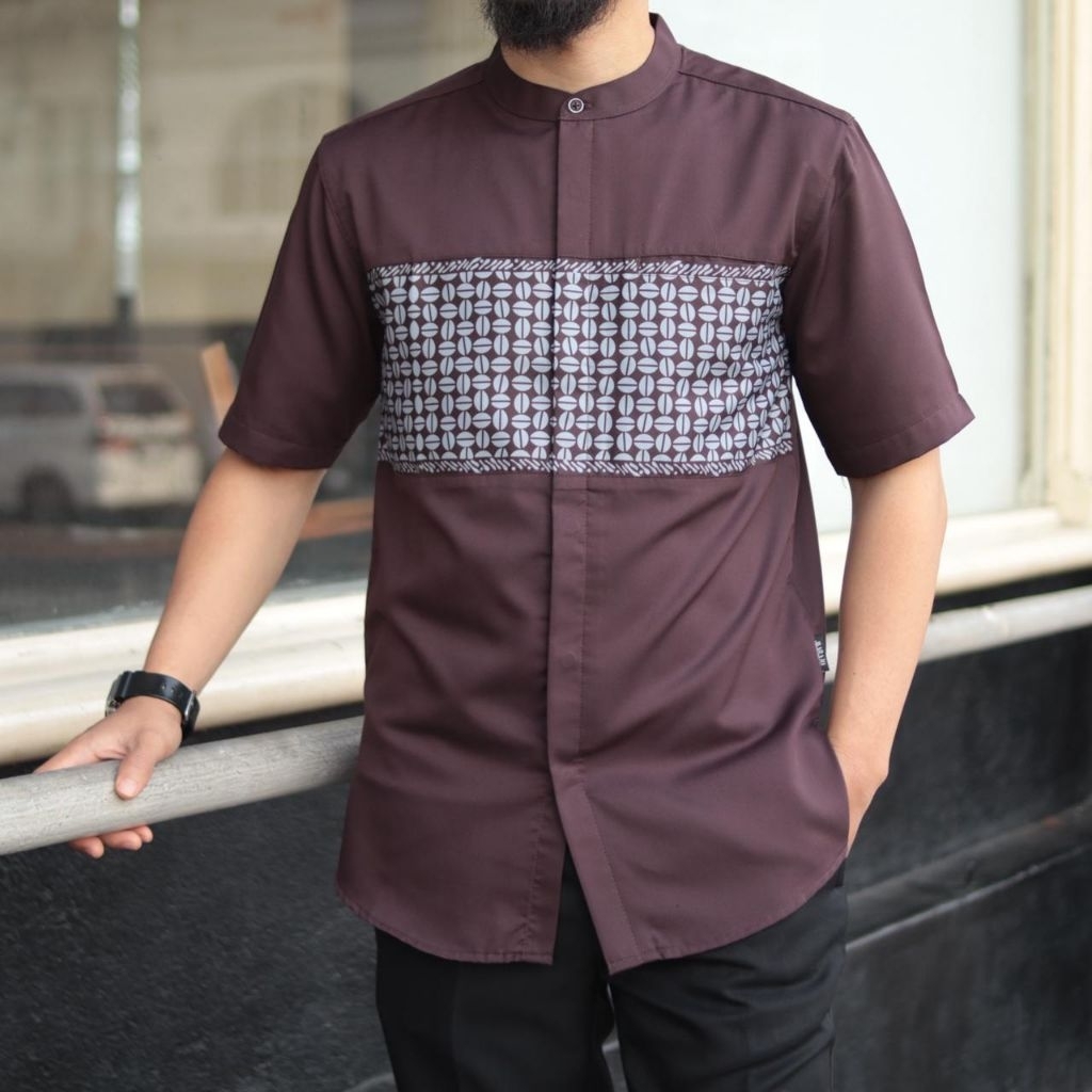 Kemeja Barayo / Qurta marajo / Baju muslim/ koko dewasa / koko marajo