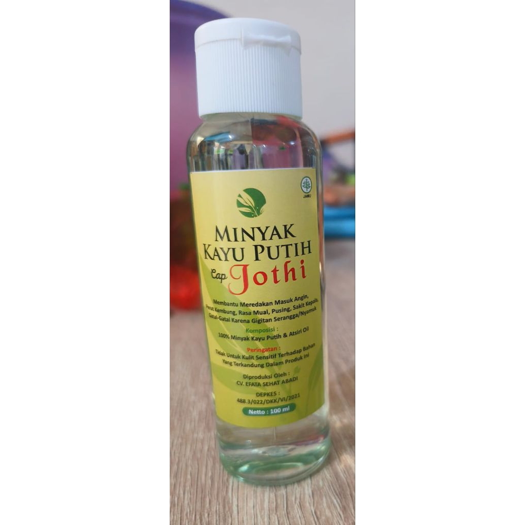 Minyak Kayu Putih Murni Jothi 100ml