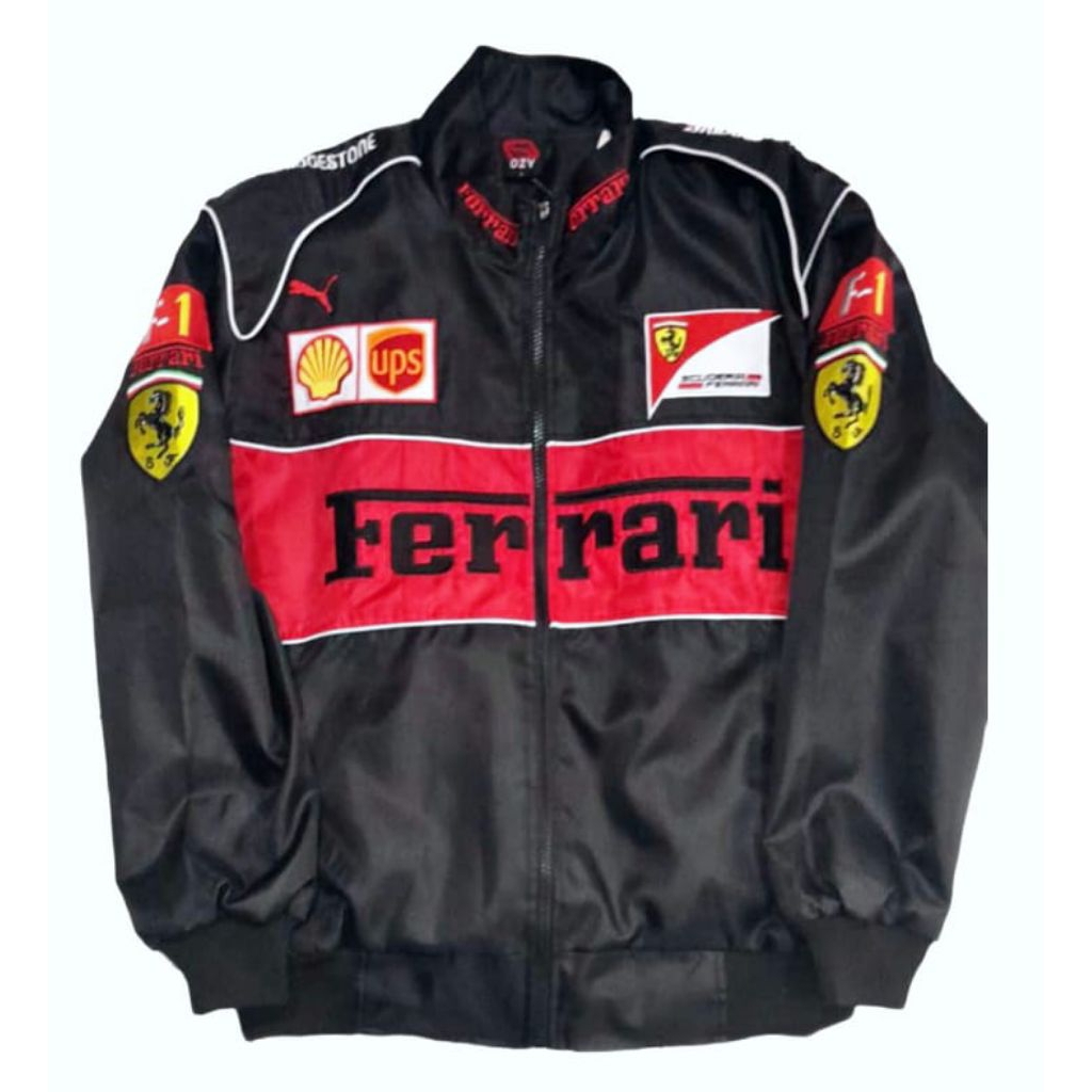 JAKET Nascar Vintage F1 Racing Black Red New Ser ART 1039