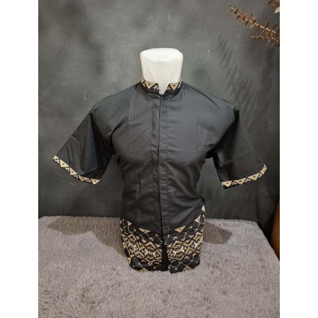 ASWAD - KOKO TAMER LENGAN PENDEK KHUSUS HITAM