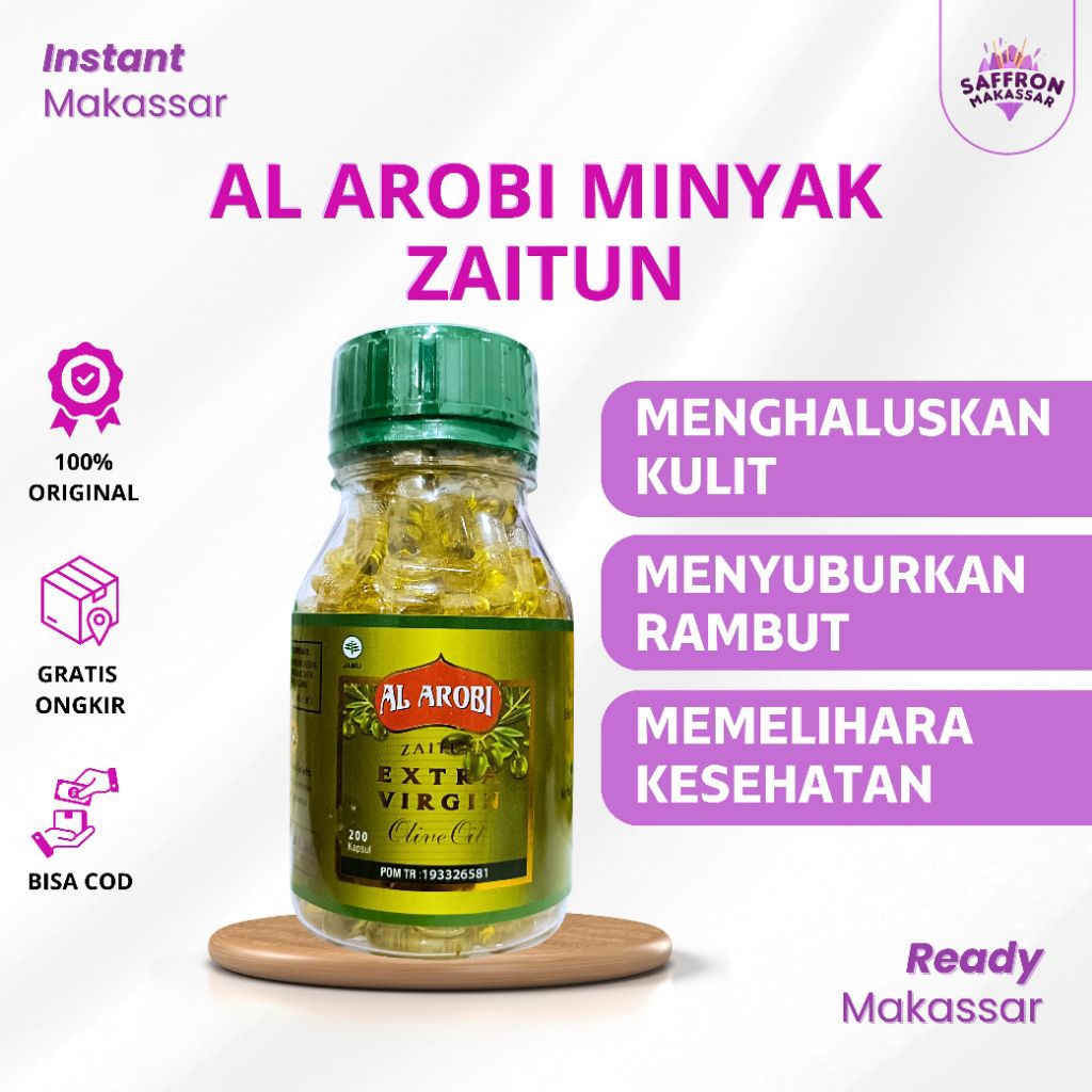 KAPSUL MINYAK ZAITUN EXTRA VIRGIN OLIVE OIL KAPSUL