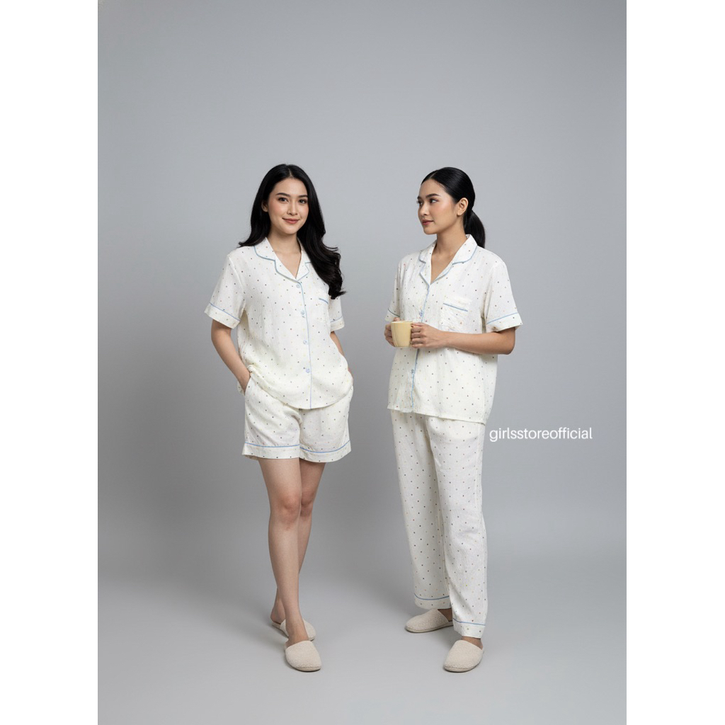 Piyama terbaru 2in1 motif 7