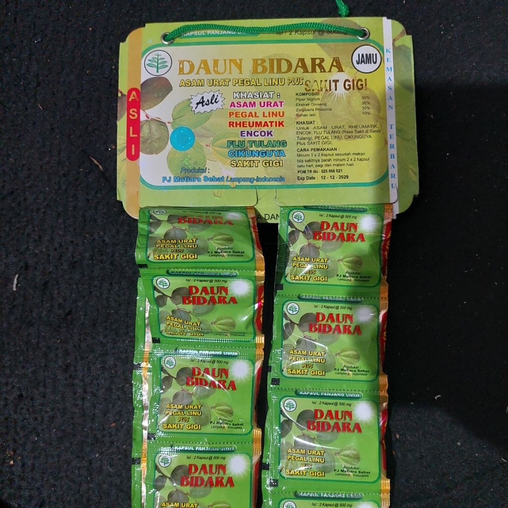 rentengan kapsul daun bidara logo lue ori