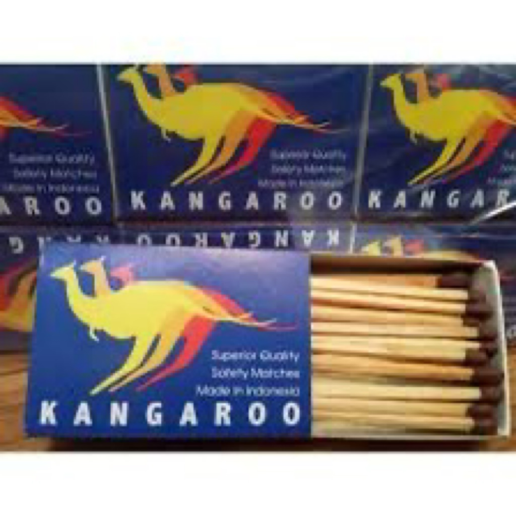 Korek Api Kayu Kangguru Kangaroo 1 Pak 10 Pcs