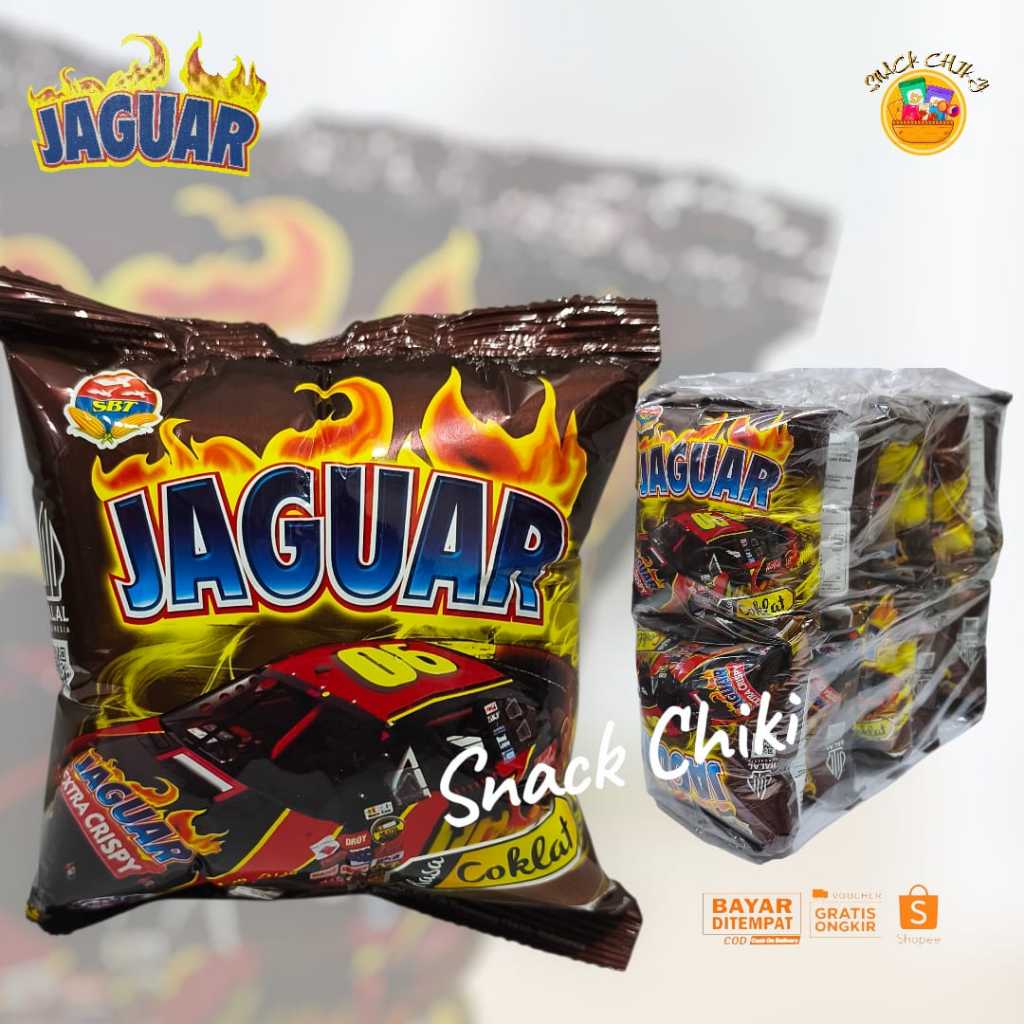 CHIKI JAGUAR CHIKI VIRAL BERHADIAH RASA COKLAT 1 PAC 10 PCS
