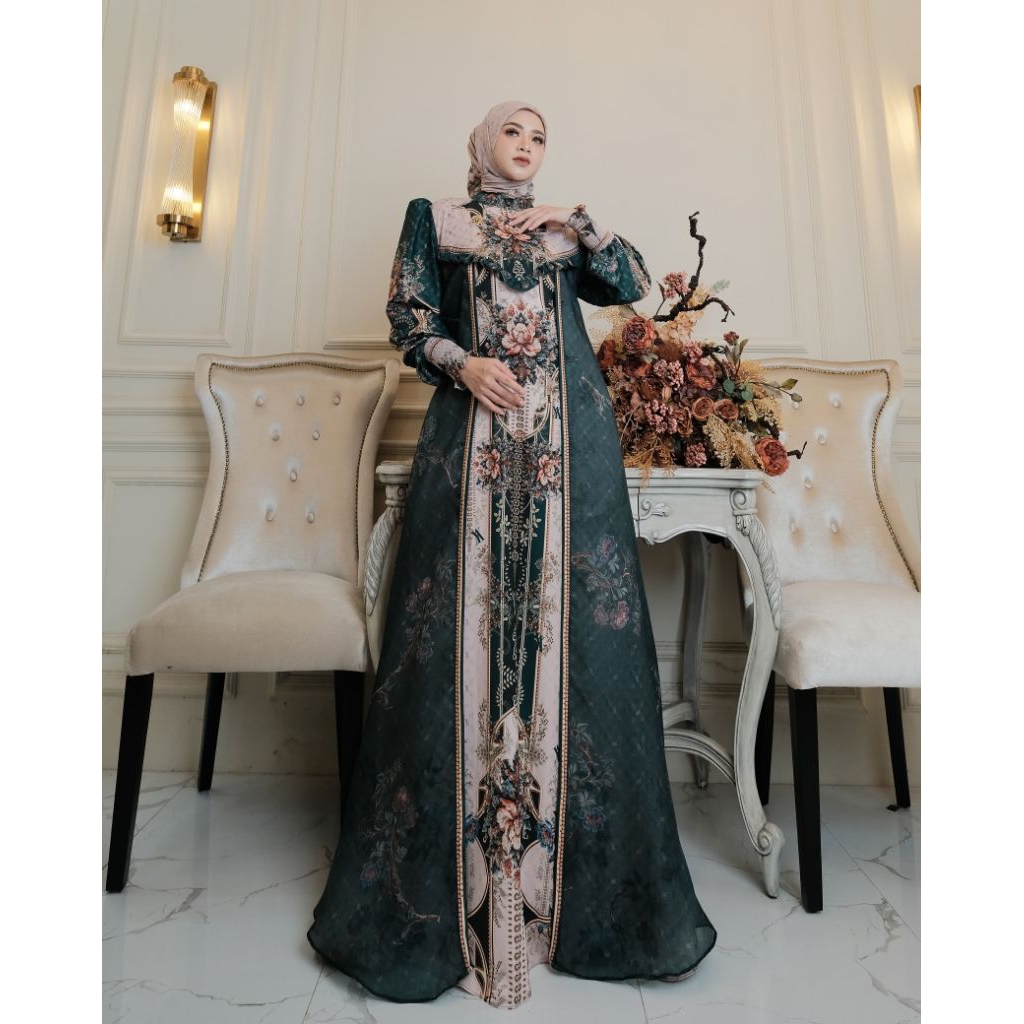 BISA COD (DALIA SERIES BY ALYA SYARI ORI PREMIUM GAMIS ALYA TERBARU