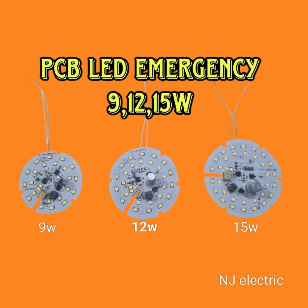 PCB Lampu emergency  lampu otomati 9,12,15