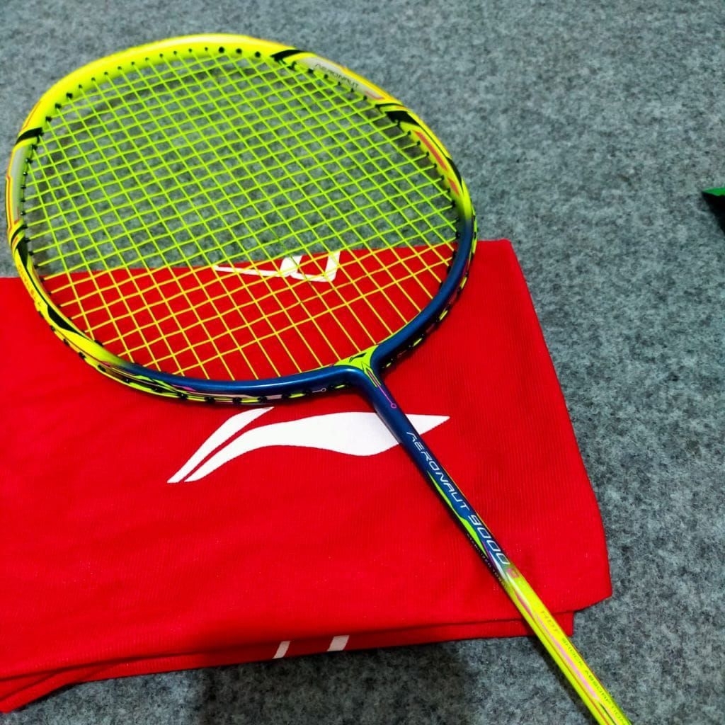 RAKET BADMINTON AERONAUT 9000D KUALITAS TERBAIK BONUS TAS DAN GRIP NYA