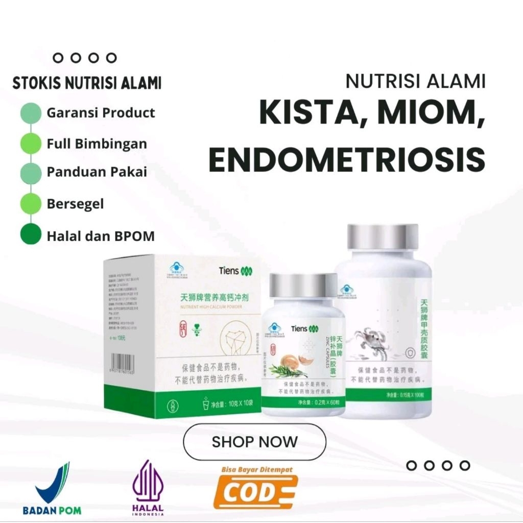PAKET NUTRISI TIENS MIOM KISTA TCM FITOPARMAKA