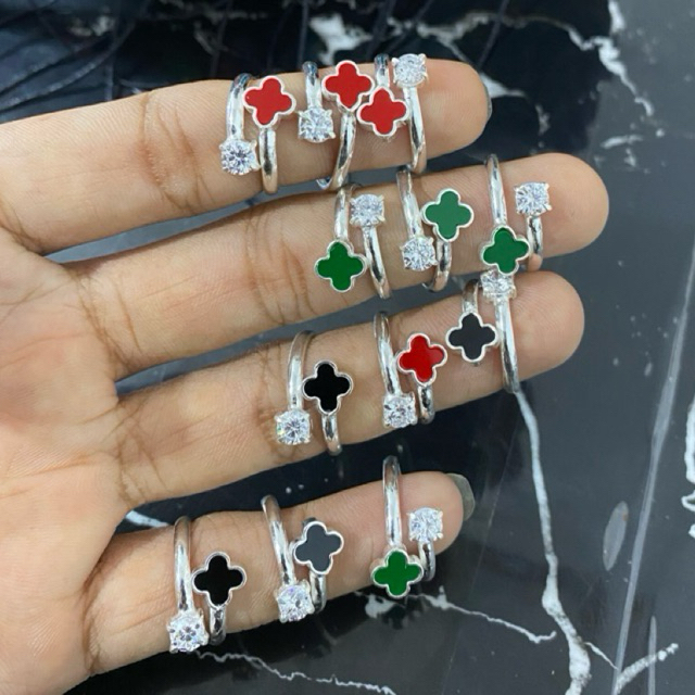 cincin wanita dewasa perak murni asli,perhiasan perak murni asli buatan tangan