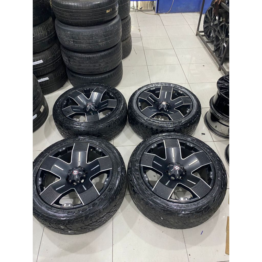 DI JUAL VELG MOBIL MURAH BALISTIK RING 20 PNP PAJERO FORTUNER TRITON HILUX EVERES