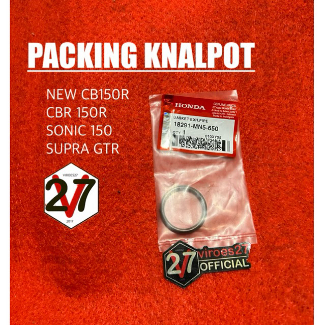 Paking Knalpot New CB150R CBR FACELIFT SONIC SUPRA GTR TIGER