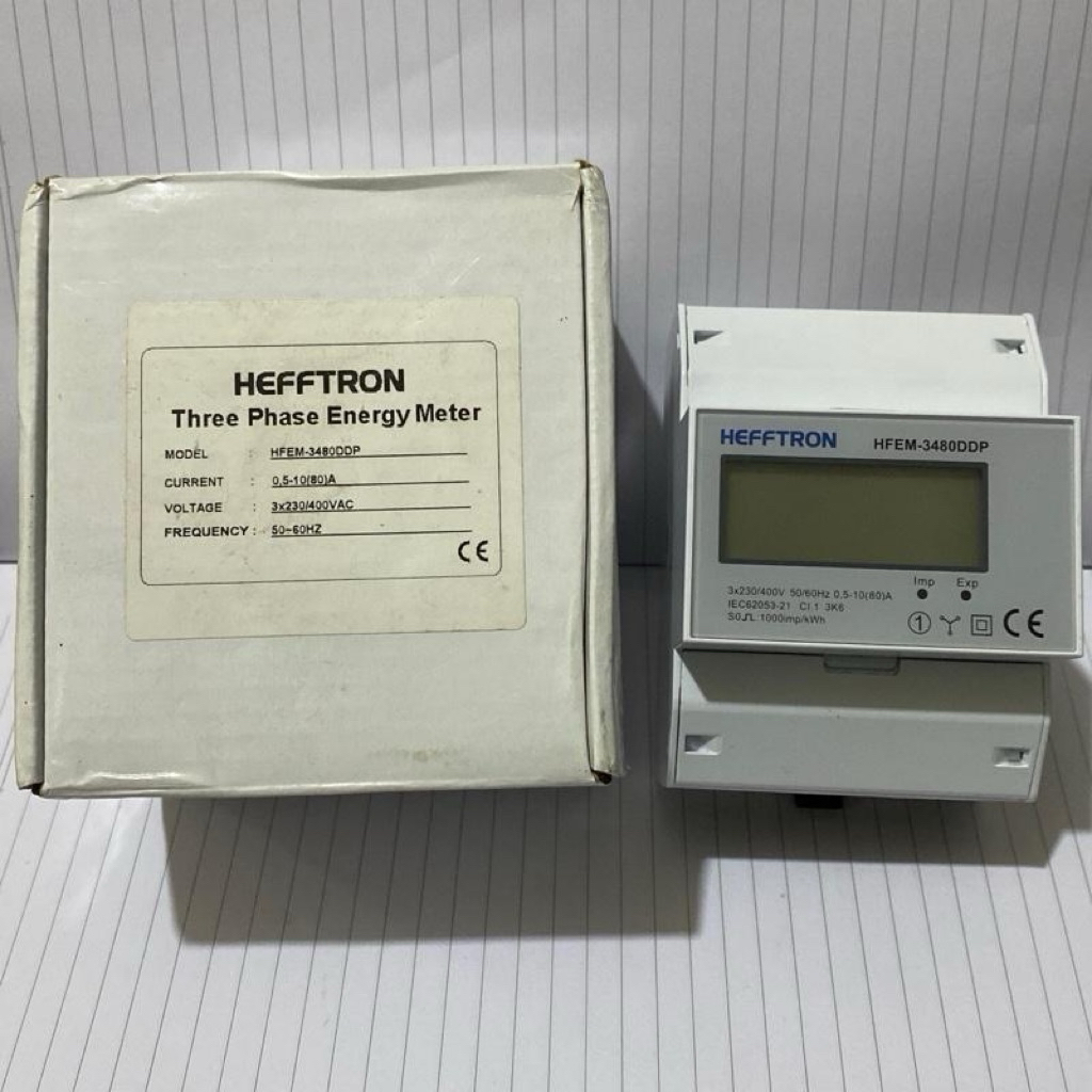 HEFFTRON HFEM-3480DDP KWH Meter Digital 3Phase