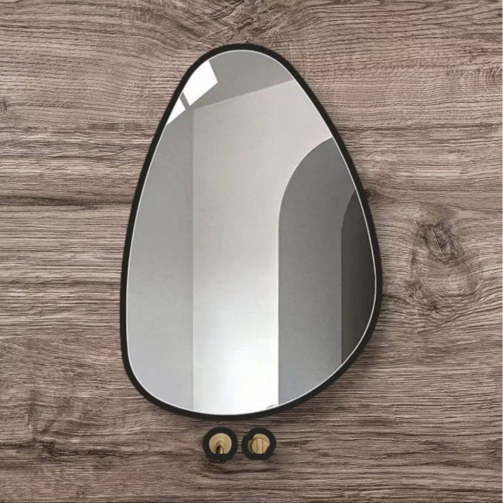 cermin abstrak hias /cermin aestetic / cermin abstrak 40x60