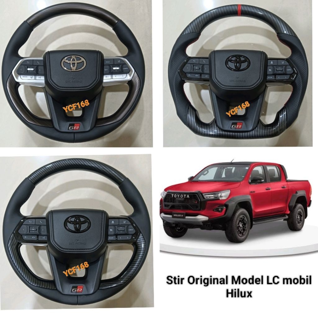Setir Stir Steer Toyota Land Cruiser Lc Vx 300 Bisa Upgrade ke All New Hilux Vigo Revo Rocco Type G 