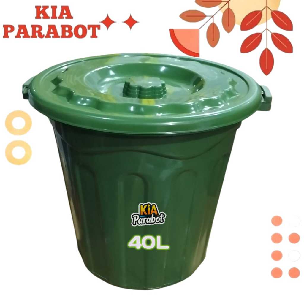 Ember Plastik + Tutup Kapasitas 40Liter / Ember Plastik BESAR