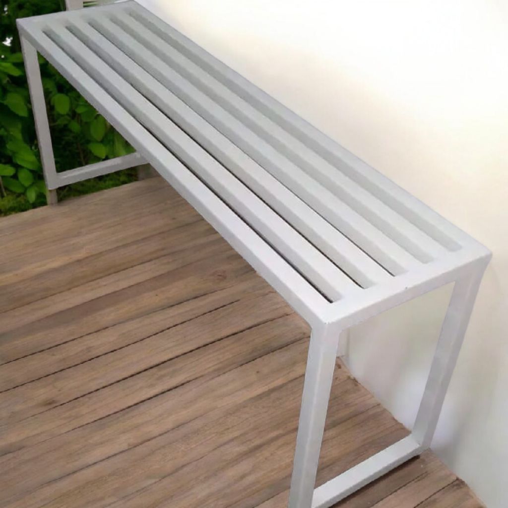 Bangku taman.bangku besi hollo multifungsi