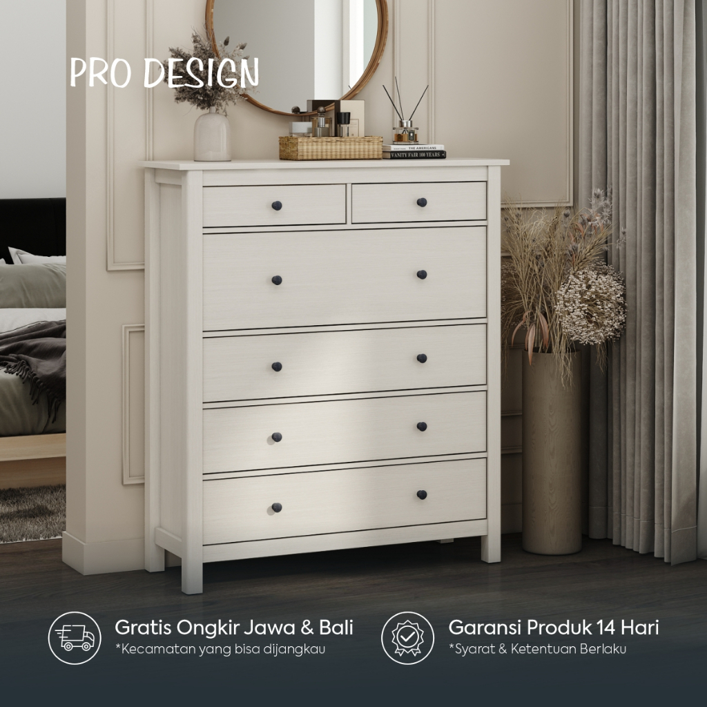 Pro Design Liverpool CH4+2 Lemari Laci / Bufet / Kabinet