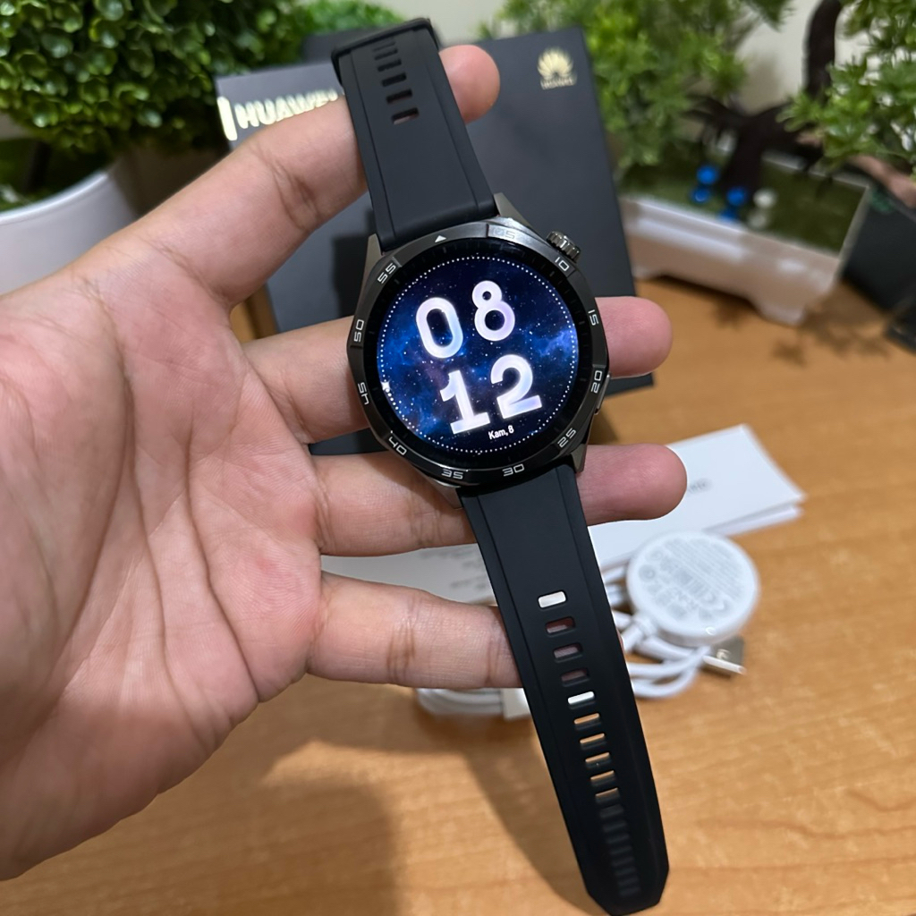 Huawei GT 5 black 46mm garansi on mulus fullset