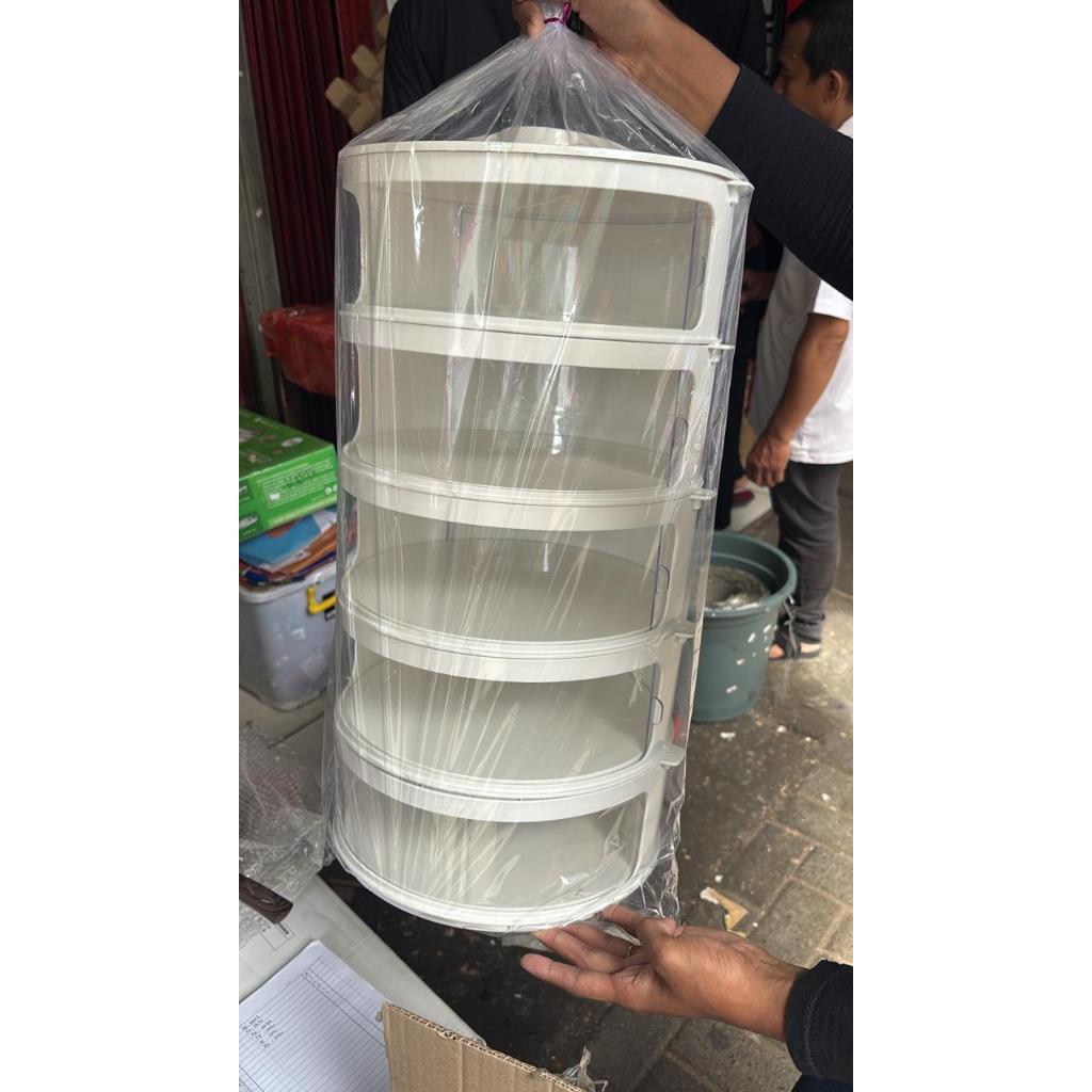 Rak Susun Penyimpanan Makanan Meal Cover Tudung Saji 5 Susun