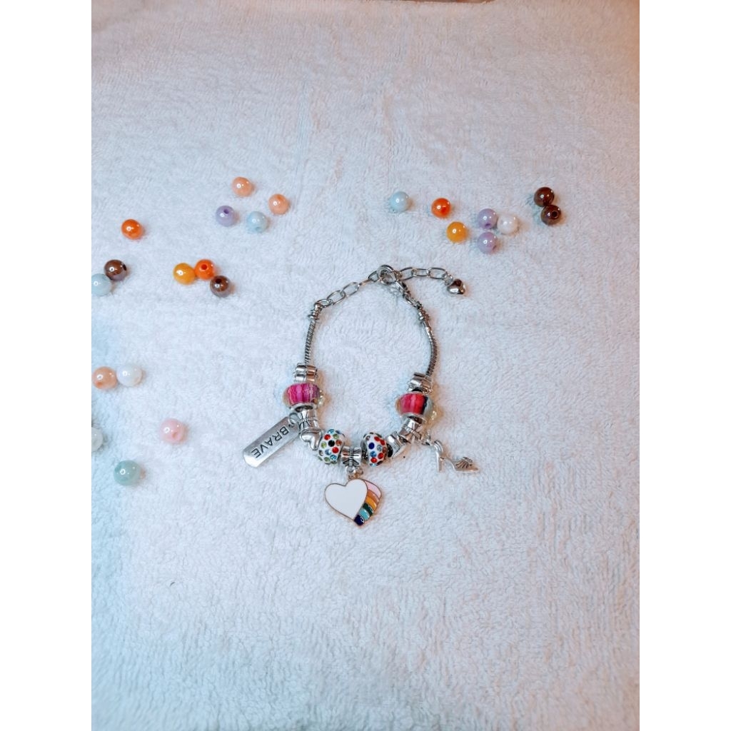 Bracelet Gelang Pandora Rantai Anti Karat Wanita Titanium Aksesoris Murah